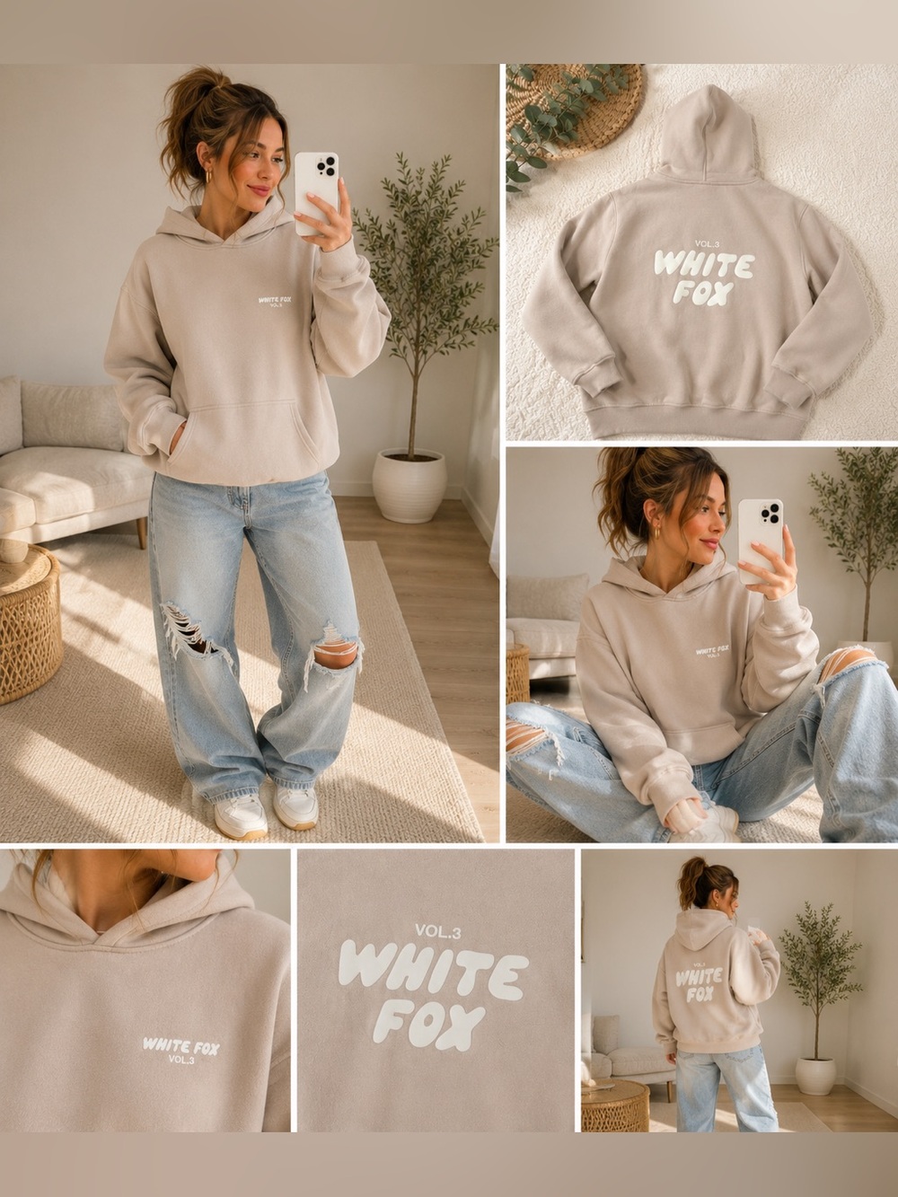 White Fox Hoodie